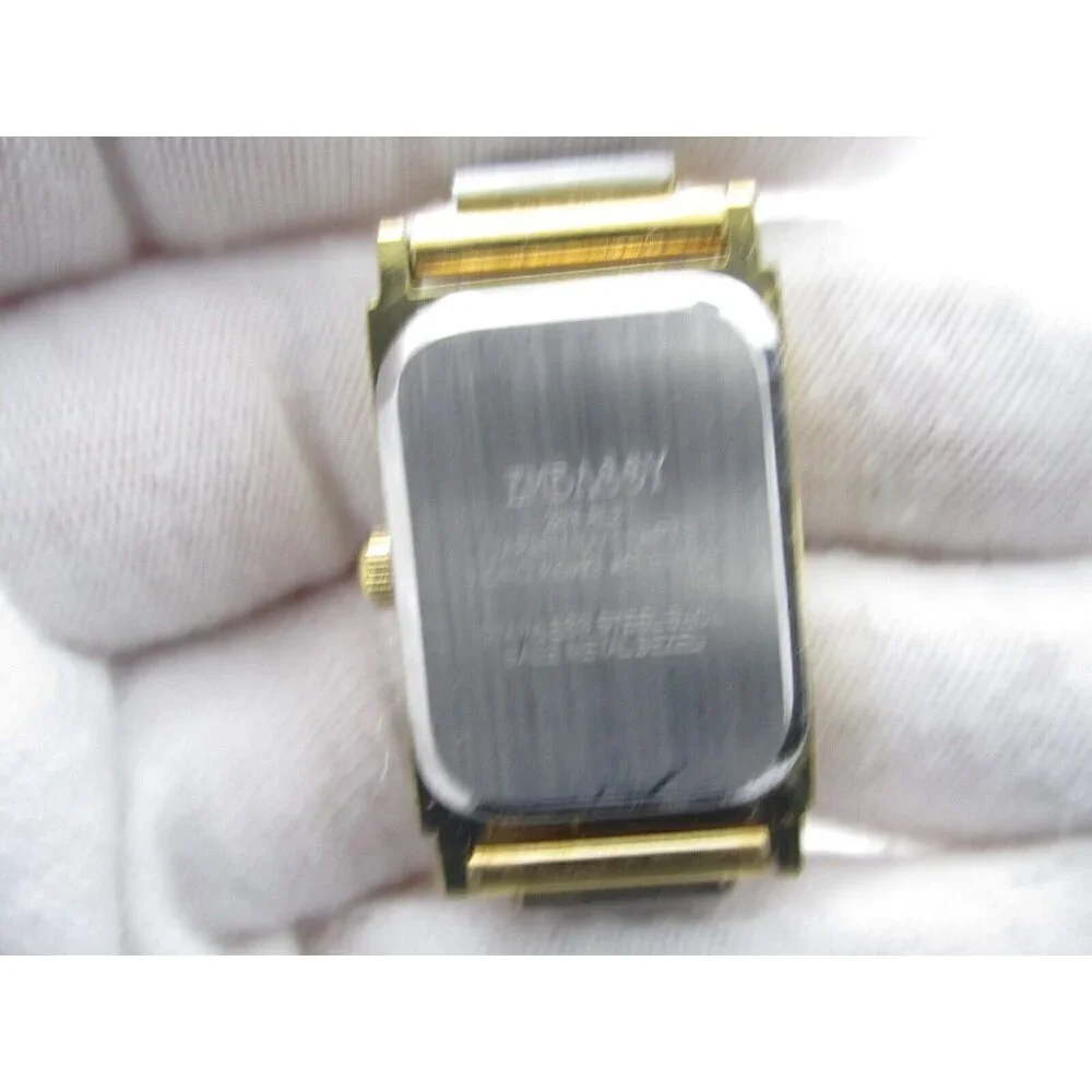 Women Embassy Quartz WR Analog 18mm Tank Watch (H612) 